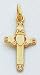 14kt Yellow Gold Claddagh Cross - C1973
