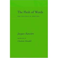 The Flesh of Words: The Politics of Writing (Atopia: Philosophy, Political Theory, Aesthetics)