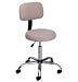 Kitchen & Housewares : Boss Beige Caressoft Medical Stool W/Back Beige