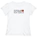 T-Shirt Woman White Elegant Flag 