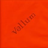 ADP 8.5 x 11 - TANGERINE Vellum Single Sheet