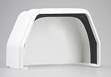 Genova #RW102 White Outside End Cap