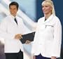 White Unisex Lab Coats Two Oversized Double Pockets on Sale Now!
