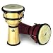 Nino Wood Djembe Drum, Natural 10 Inches