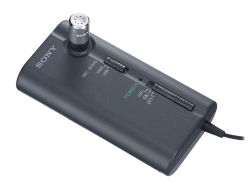 Sony ECM-CR120 Omnidirectional Clip-On Business Microphone with Noise-Reduction