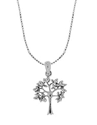 Boma Sterling Silver Tree Necklace, 18 inches