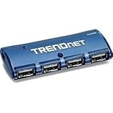 TRENDnet 4-Port Compact USB Hub TU-400E (Blue)