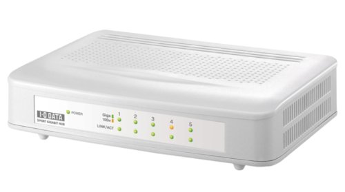 安いI-O DATA 省電力機能搭載!1000BASE-T対応 5ポートレイヤー2スイッチングハブ ETG-ESH5