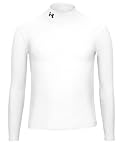Under Armour 2512 Youth Cold Gear Long Sleeve Mock - White