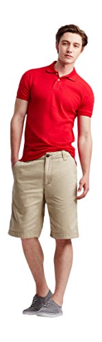 Aeropostale Men's Solid Uniform Piqué Polo Shirt