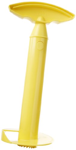 VacuVin 4852960 Ananasschneider J-Hook, gelb