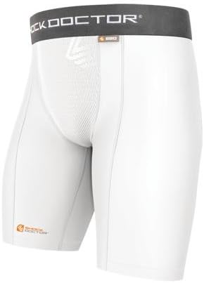 Shock Doctor Men's Power Compression Short with BioFlex Cup