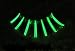 Zinkcolor Red Blue Foil False Eyelashes G241 Glow In The Dark Halloween Costume