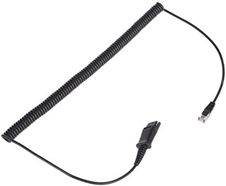HPPFOTRS Plantronics Replacement Cord Qd To Mod,with Plantronics headsets, convert into RJ911 connector, gold plated QD plus QD Cable
