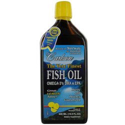 Carlson The Very Finest Fish Oil Liquid Omega-3 Lemon, 500ml