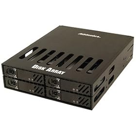 Addonics AE4RCS25NSA 2.5" Disk Array 4SA - Black Bezel