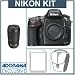 Nikon D800E Digital SLR Camera Body, USA Warranty - Bundle - with Nikon 70-300mm f/4.5-5.6G ED-IF AF-S VR Lens - Nikon USA Warranty