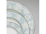 Noritake 4822221 Empire White - Rosella Blue Handled Hostess Tray 10.75-in.