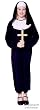 Child's Catholic Nun Halloween Costume (Sz: 4-6)