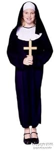 Child's Catholic Nun Halloween Costume (Sz: 4-6)
