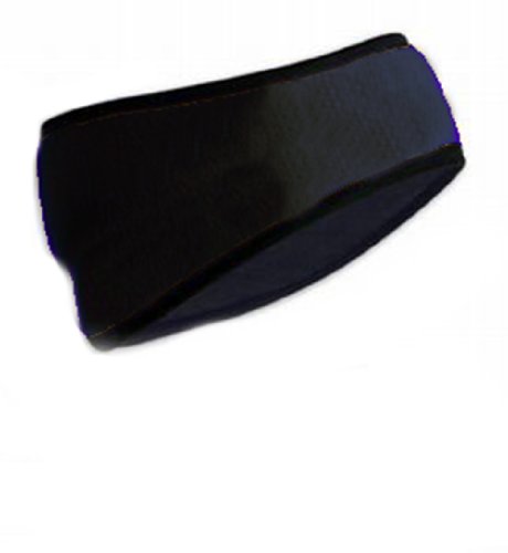 Polar Fleece Headband With Earmuff – Black