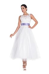 Applique Belted Lace Chiffon/Satin/Tulle Wedding Dress  With a Sash 