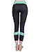 Baleaf Women's Workout Running Capri Leggings Green Size M