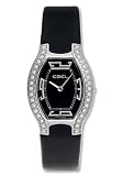 Ebel 9656G38/512035A06 Beluga Tonneau Black Satin over Leather Women's Watch