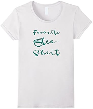 Women's Favorite Tea Shirt  Medium White
