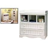 South Shore Changing Table in Pure White