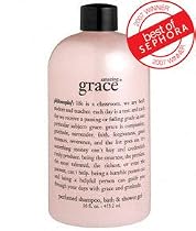 philosophy | amazing grace | perfumed shampoo, shower gel and bubble bath
