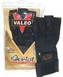 Valeo Ocelot Wrist Wrap Glove, Black, Large
