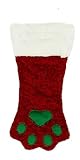PP01784 - Small Red PAW Stocking W/ Glitter Pen