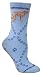 Goldendoodle Light Blue Cotton Puppy Dog Breed Animal Socks 9-11