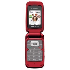 Samsung T229 GSM Cell Phone Unlocked in Red