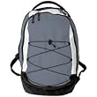 New Trademark AJ Kitt Sport Two Compartment Backpack Media Pouch Grey Bungee Clinches Durable