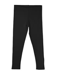 Apparel: Popular Girls Basic Leggings - Black - 6/6x