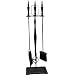 Vogelzang 5-Pc. All-Black Fireset, Model# BL20T