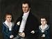 Art Poster Print - Portrait of John Jacob Anderson and His Sons, Edward and William -...