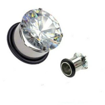 Image #1 of Pair 2 Steel CZ