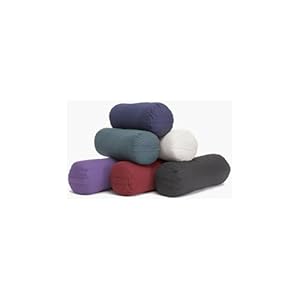 YogaAccessories (TM) Supportive Round Cotton Yoga Bolster