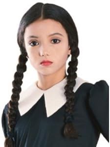 Child Wednesday Costume Wig