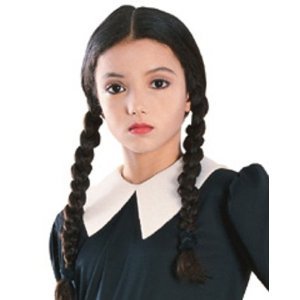 Child Wednesday Costume Wig