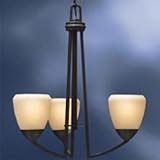 Kichler Distressed Black Lyndon Chandeliers Mini-Chandeliers