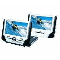 Childrens Toyshop  Electronics : Mustek DP77 Dual 7-inch Screen Portable DVD Player with Battery