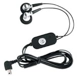 IMAGE OF Motorola Original OEM Razr V3, V3C, V3I, V3X Mini-Usb Stereo Hands-Free Headset - Factory Sealed