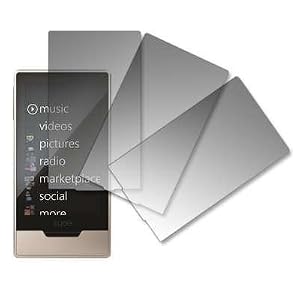 3 Pack of Premium Crystal Clear Screen Protectors for Microsoft Zune HD 16 GB / 32 GB Platinum [Accessory Export Packaging]