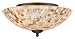 Quoizel Three-Light Malaga Monterey Mosaic Flush Mount