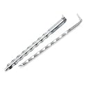 Steel Rippled Angle Tent Pegs 23cm: Pack of 10