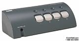 Terk VS-4 S-Video/Video/Audio Switch Selector (4 Inputs, 2 Outputs)